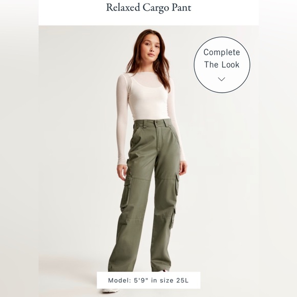 Abercrombie Relaxed Cargo Pant - Picture 1 of 1